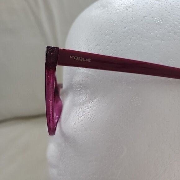 Vogue VO 5202 2595 Cat Eye Pink Purple Glitter Womens Eyeglasses Frame 54-17-140 - Picture 4 of 8